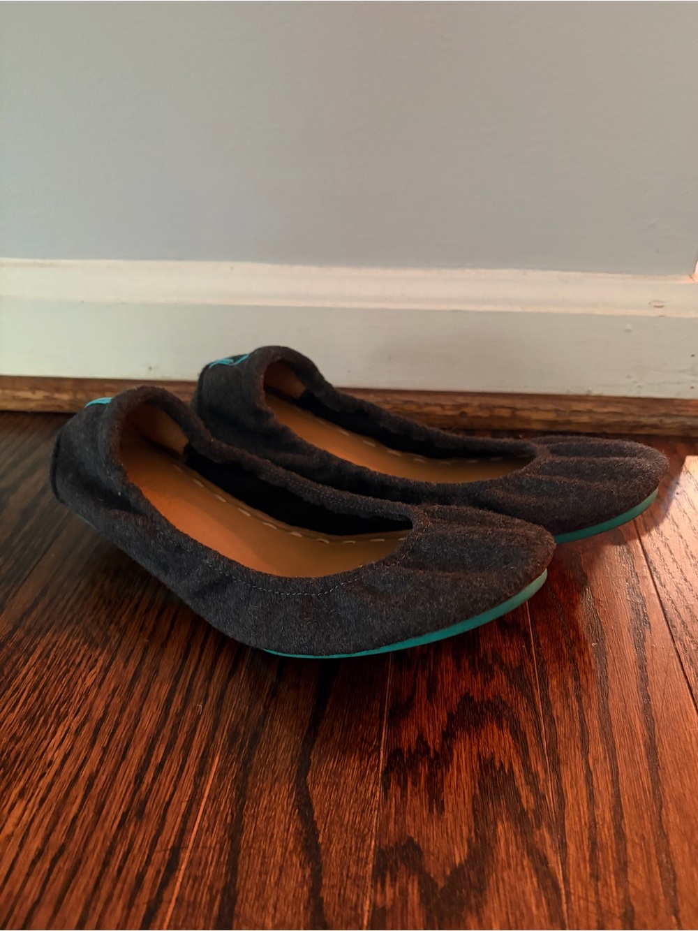 TIEKS Greystone Vegan Wool Ballet Flats Shoes Women’s 8